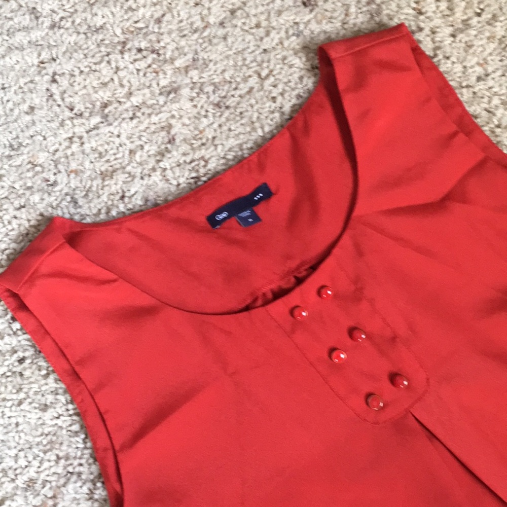 Button front tank from the Gap